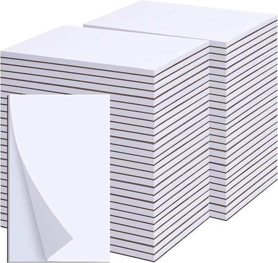 Oleitodh 36 Pack 3 x 5 Inch Note Pads White Memo Pads Small Writing Pads