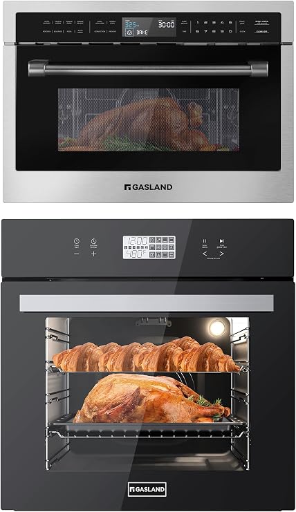 Gasland 24 Inch Built in microwave oven+24 Inch Electric Wall Oven
