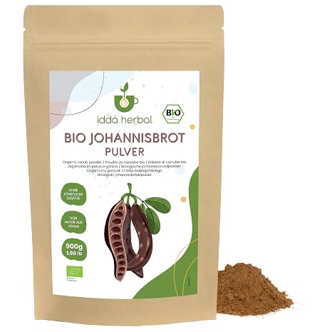 IDDA Herbal Carob Powder Organic 900 g Carob Ground