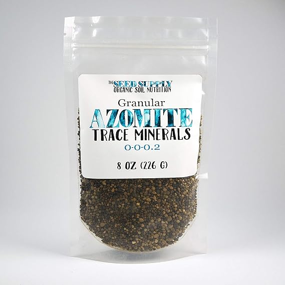 8 Ounces Granular AZOMITE - Natural Trace Mineral Granulated Fertilizer