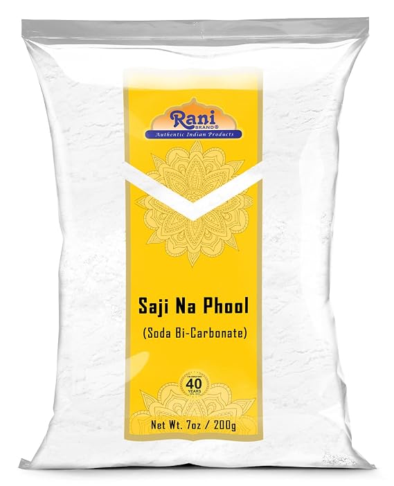 Rani Saji Na Phool (Soda Bi-Carbonate) 7oz (200g) ~ Used for cooking, NON-GMO | Indian Origin | Gluten Friendly
