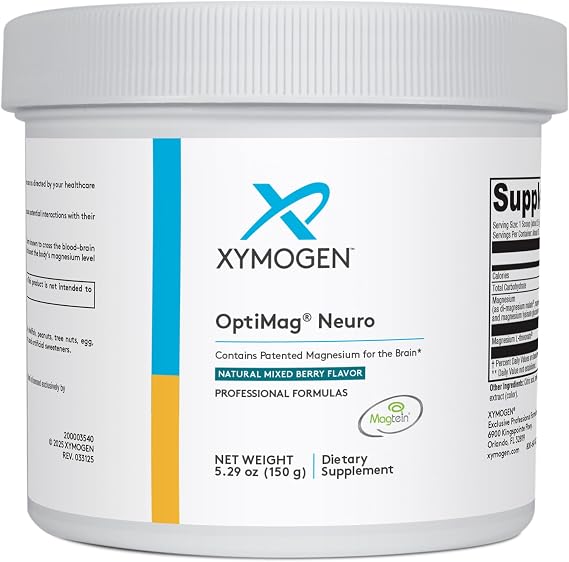 XYMOGEN OptiMag Neuro, Mixed-Berry Flavor, 5.29 Oz