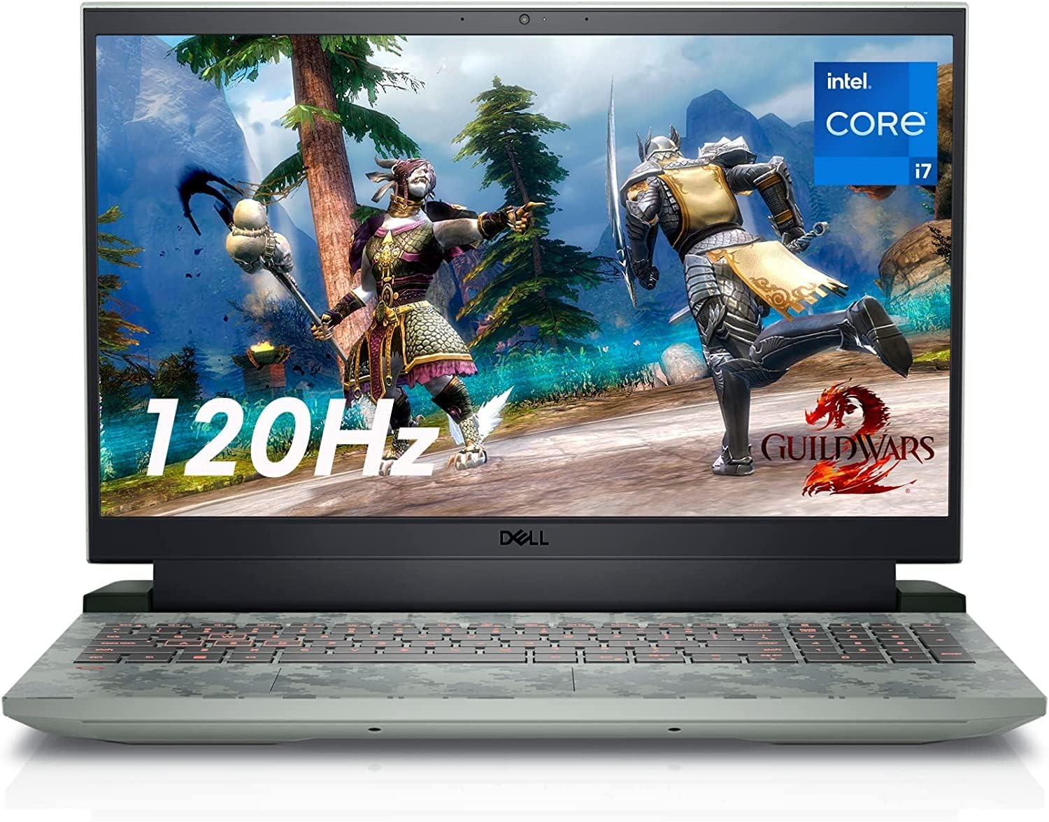 Dell Gaming Laptop | G15 5520 | Intel Core i7-12700H 14-Core | NVIDIA GeForce RTX 3060 6GB | 24GB DDR5 | 2TB SSD | 15.6 1920 x 1080 120 Hz | Win11 Pro - Backlit Keyboard - Specter Green Camo