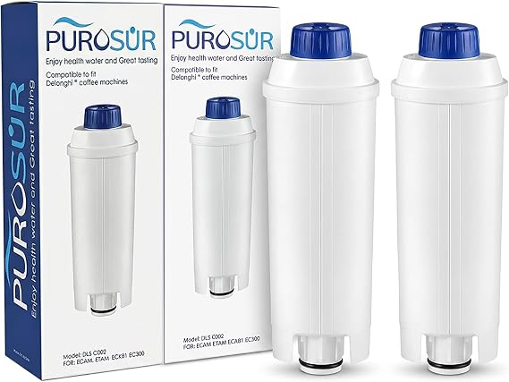 Compatible De'Longhi 5513292811 Water Filter for DELONGHI De'Longhi DLS C002 CFL-950 / SER3017 (Pack of 2)