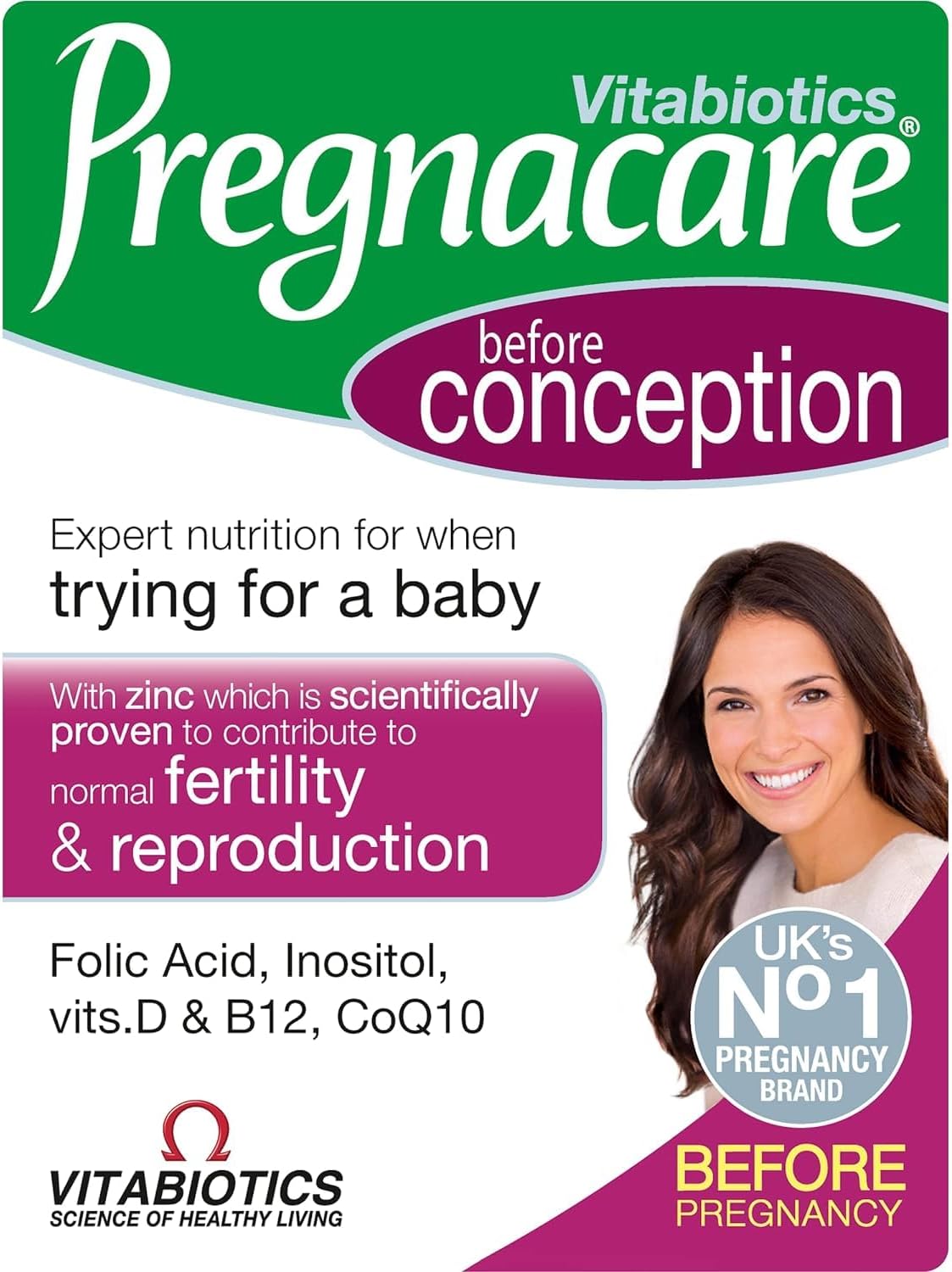 Pregnacare Conception, Support During Conception, for Women