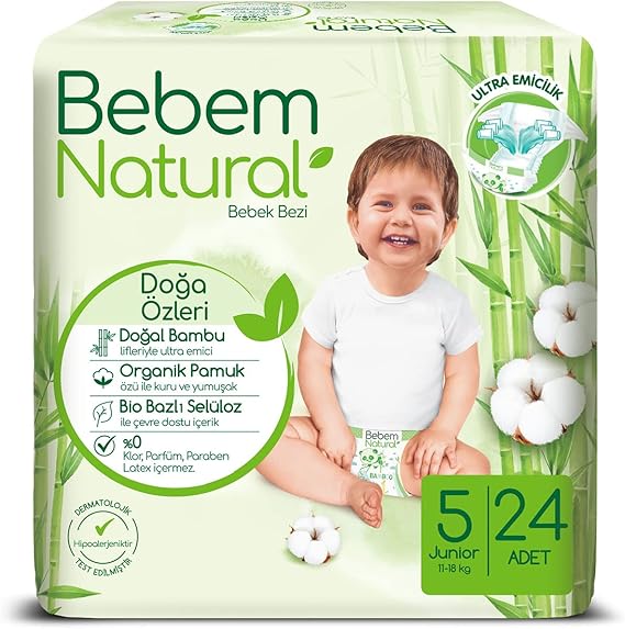 My Baby Natural Size 5 Jumbo Diapers (1 x 24 Pieces)