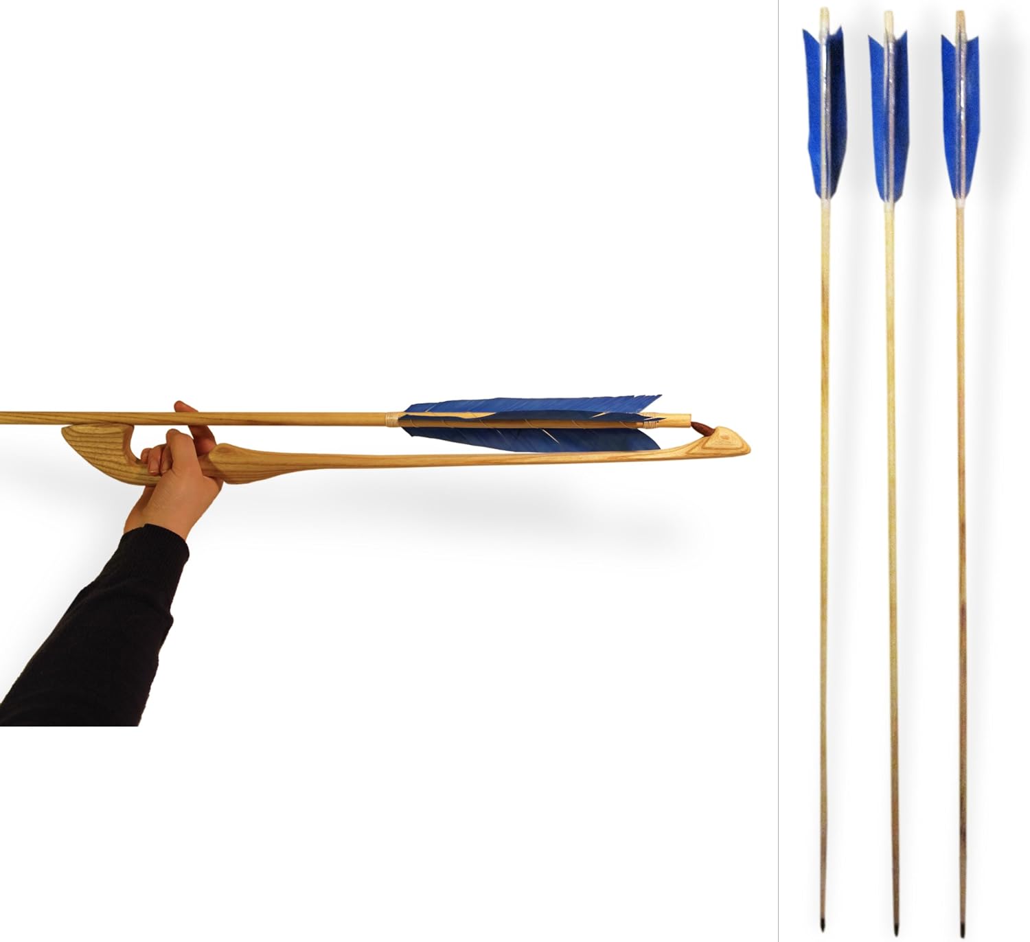 Catatonk Atlatl and Three Six Foot Darts