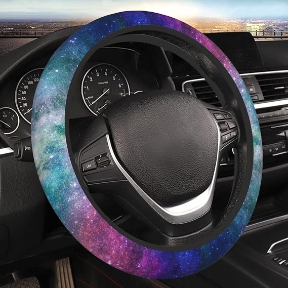 Space Galaxy Steering Wheel Cover Car
