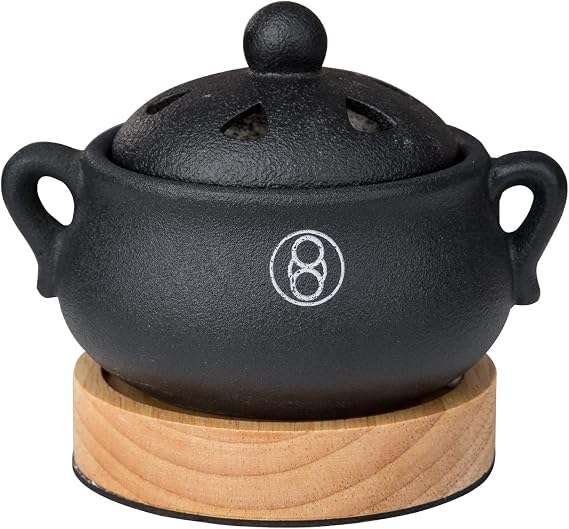 Electric Incense Burner with Timer, Frankincense Resin Burner, Oud Bakhoor Burner, Charcoal Free Quick How-to, Made Easy, No Open Flame, Eliminate Fire Hazards, Safer.