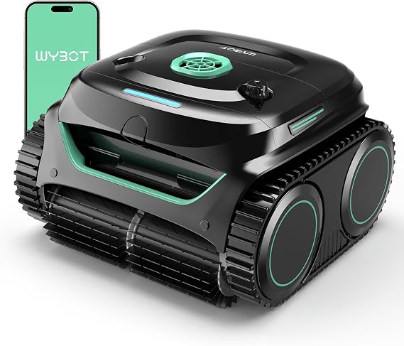 Wybot C2 Cordless Pool Vacuum for Inground Pools, Pool Cleaner Robot