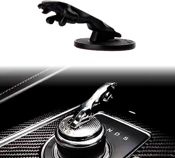 ARKPSKNIGHT 3D Gear Shift Knob Cover,Sports Preformance Modification,Brand Logo Badge Decal Compatible with JG Accessories(3D-Logo Black)