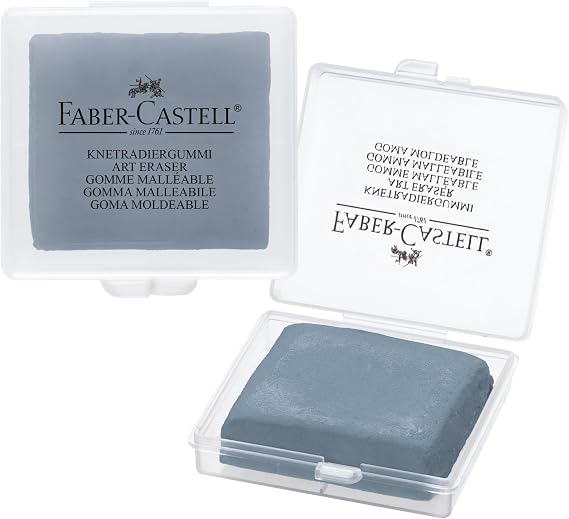 Faber-Castell Hamur Silgi Pls Kutulu Gri