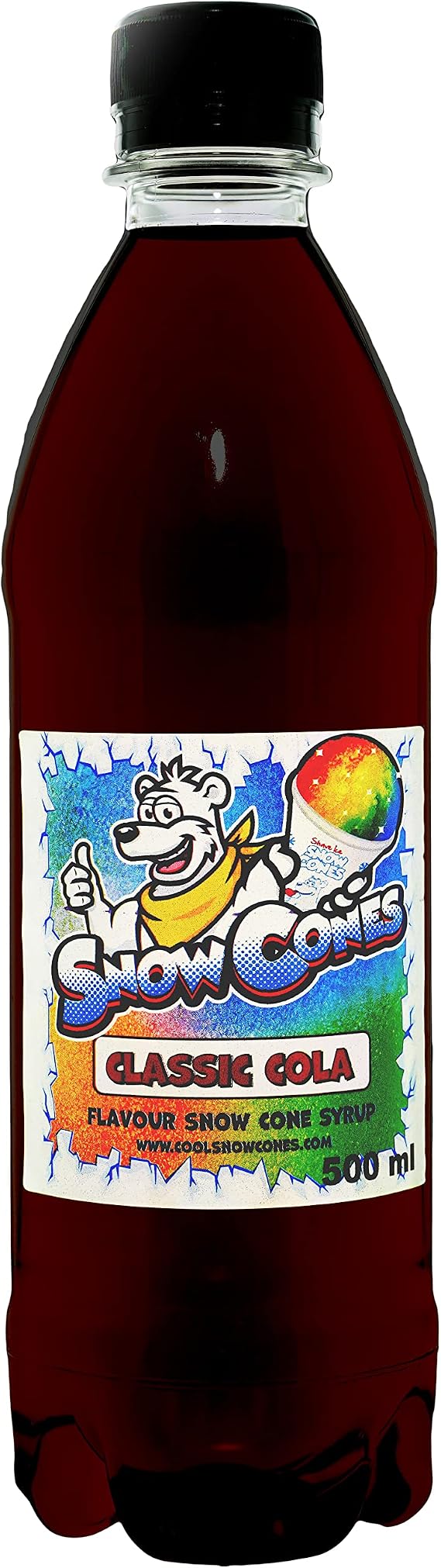 Slush | Snow Cone Syrup | Compatible with ALL Slush Puppy Machines | 500ml Bottles Pick Your Flavour (500ml, Classic Cola)