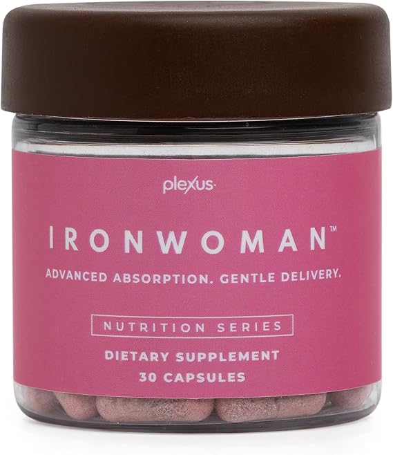 Plexus IronWomanTM | Women's iron supplement with precision probiotic gentle delivery and easy absorption