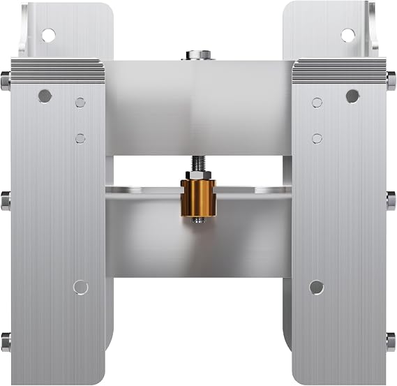 KUAFU 4'' Set Back Jack Plate Manual Power Lift Transom Outboard Boat Motor