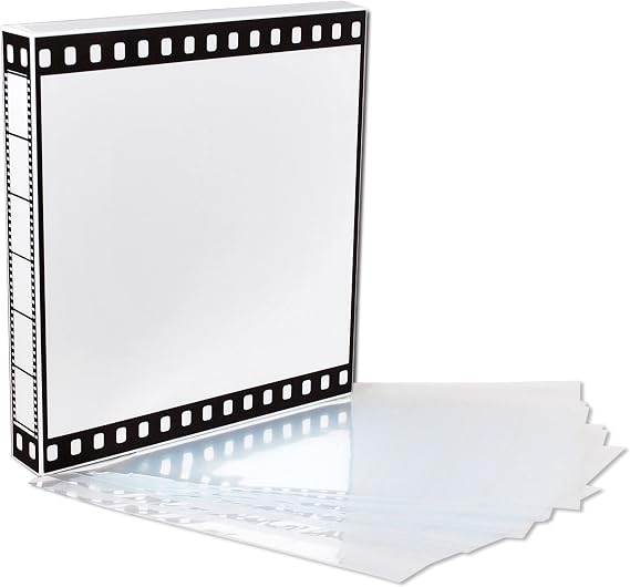 UniKeep Photo Film Negative Storage Album - Includes 20 Pages with 140 Pockets for Holding 35mm Negatives