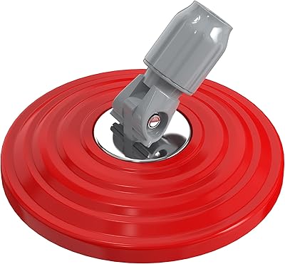 Plastic Mop Base Replacement for RinseWise Spin Mop Bucket,Replacement Mop Parts, Mop Accessories for Household Cleaning, Floor Mop Parts-Red