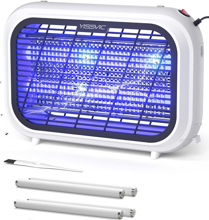 YISSVIC 20W Indoor Bug Zapper Fruit Flies Bug Zapper Plus Extra 4 Bulbs