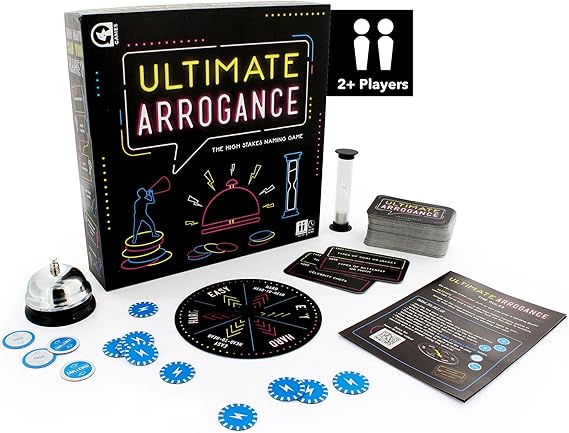 Ginger Fox Ultimate Arrogance High Stakes Party Card Game Of Bluffing & Deception - Suitable For Ages 12+