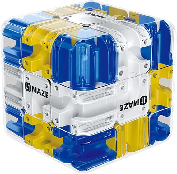 3D Maze Ball - Roller Ball Mind Teaser,Maze Cube | for Classroom Party Birthday School Travel Waiting Room Family Gathering Social Event
