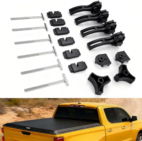 Tonneau Cover Clamp for Hard Tri-fold & Quad-fold Truck Bed Cover