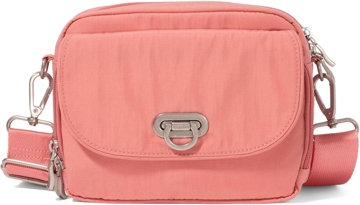 Baggallini Coastal Flip Lock Camera Bag Crossbody