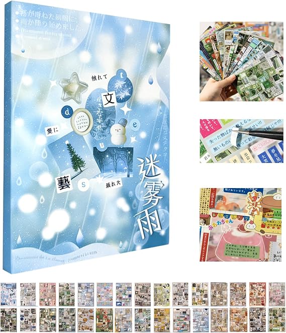 Japanese Stickers for Journaling Supplies, Kawaii Journal Stickers for DIY