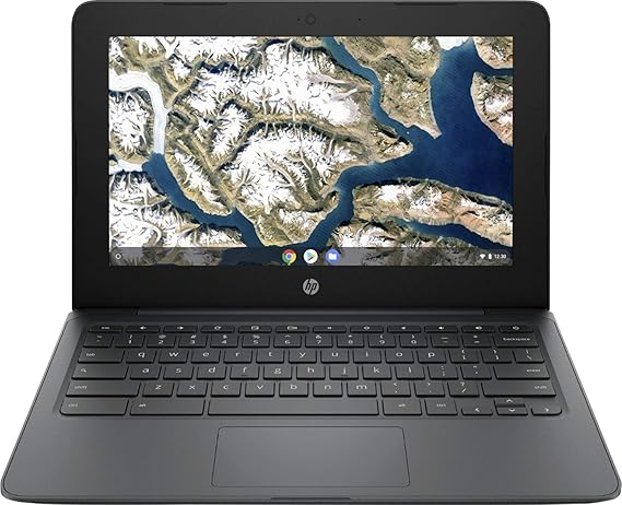 HP Flagship Chromebook, 11.6 HD 1366 x 768 Display, Intel Celeron Processor N3350, 4GB LPDDR2, 32GB eMMC, Chrome OS, HD Graphics 500, 11A-NB0013DX, Ash Gray