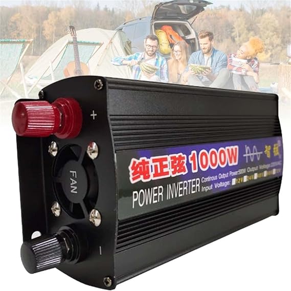 1000W/2000W/3000W/4000W/5000W/6000W/8000W Pure Sine Wave Power Inverter 12V 24V 48V 60V 72V DC to AC 110V 230V Split Phase with LCD Display/Cooling Fans,Off Grid Low Frequency Solar Inverter for Home(
