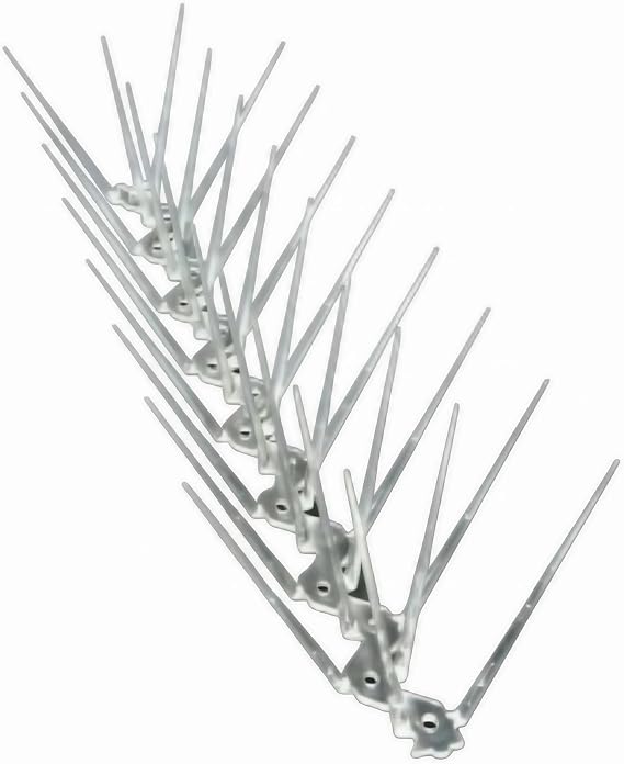 25 Adet Şeffaf Dikenli Plastik Kuşkonmaz Bariyer 50 cm – Kuş Önleyici
