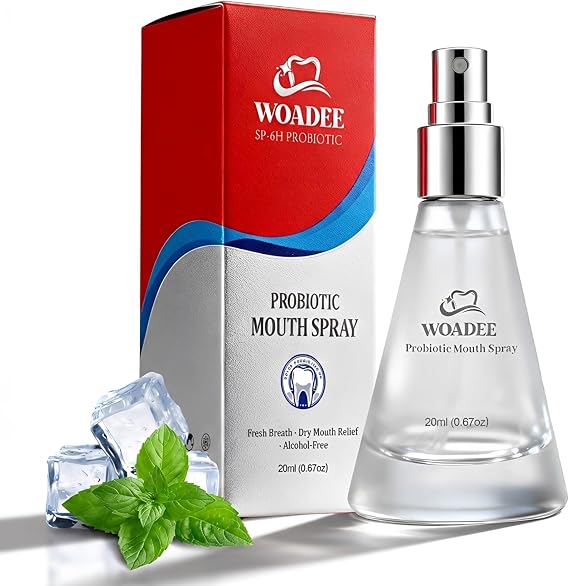 Woadee Breath Spray,Fresh Breath,Dry Mouth Spray with Probiotic Oral,20ml
