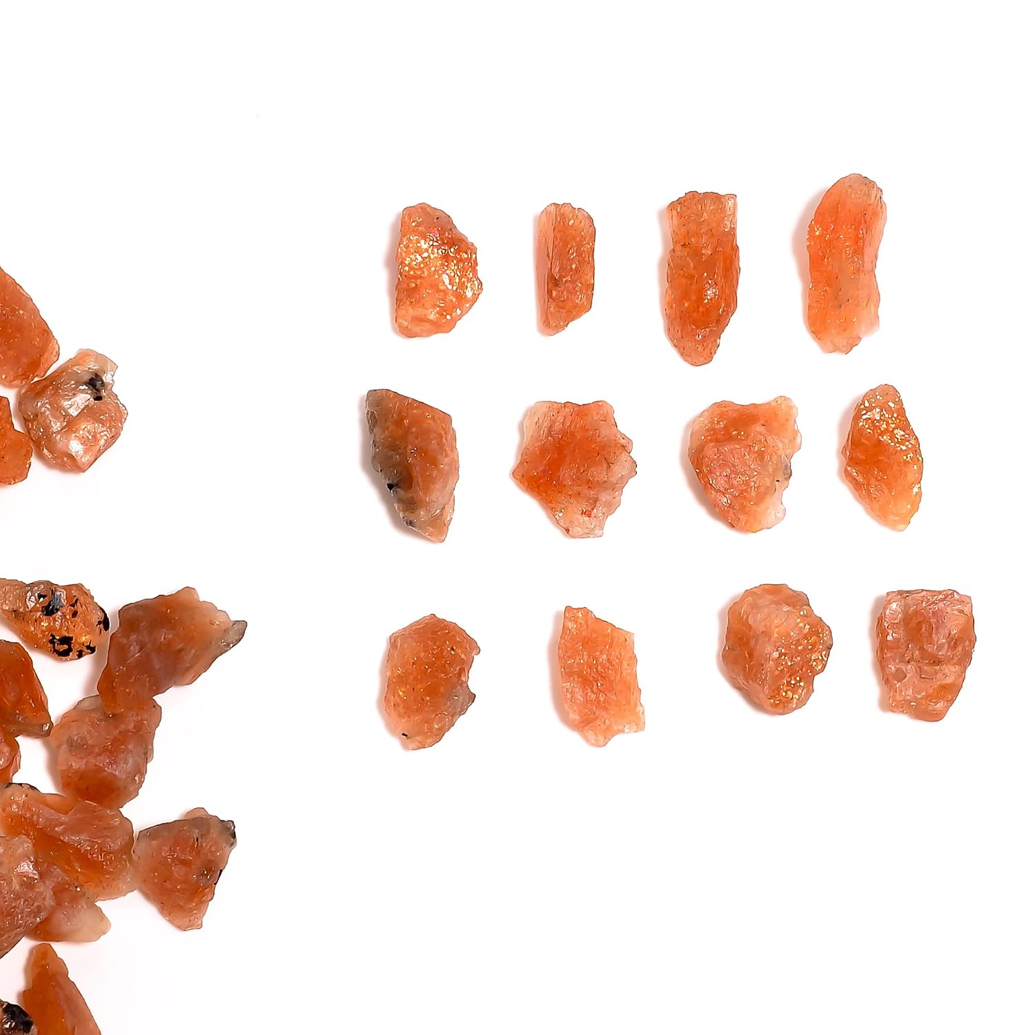 100 cts Raw Sunstone Gemstone And Crystals, Wholesale Lot, Soothing Gemstone, Rough Crystals, Rock Stones, Jewellery Making Supplies, Diy & Crafts, Wholesale Bulk Lot