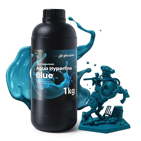 Phrozen Aqua Hyperfine 405nm Resin for 9K/12K LCD Printers, Blue 1kg