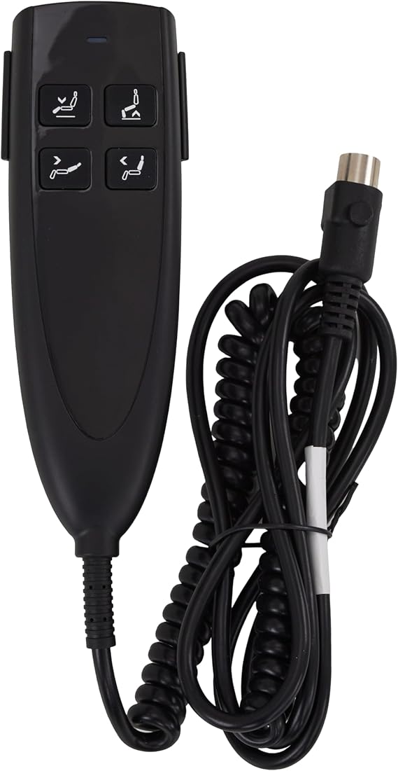 4 Button 5 Pin Remote Control for Dual Motor Power Lift Recliner Chair, Recliner Handset Remote Replacement CD011