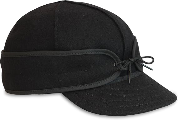 Stormy Kromer The Original Cap, Black, Size 7