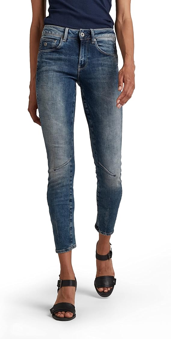 G-Star Womens Arc 3D Mid Rise Skinny Fit Jeans