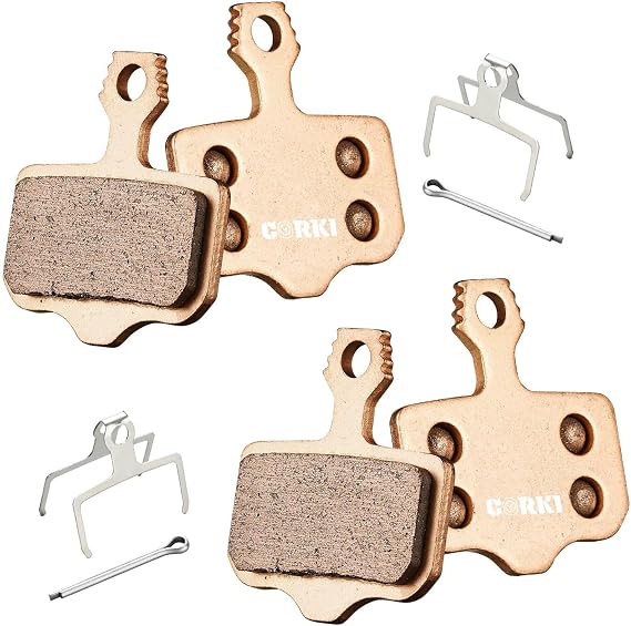 corki 2 Pairs Disc Brake Pads for Sram Avid Elixir 1 3 5 7 9 R ER CR Mag Level TL T Sram XX X7 X9 XXWC DB1 DB3 DB5(Resin,Semi-Metallic,Sintered Metal)