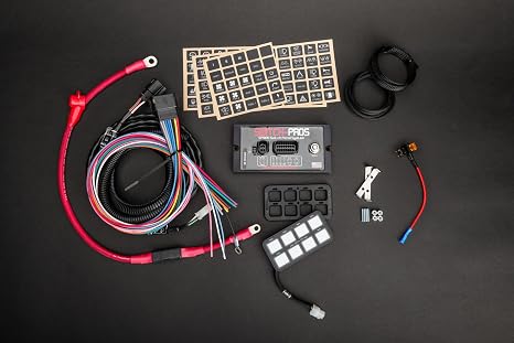 Switch Pros SP-9100 8-Switch Panel Power System With Concealed Mounting Hardware