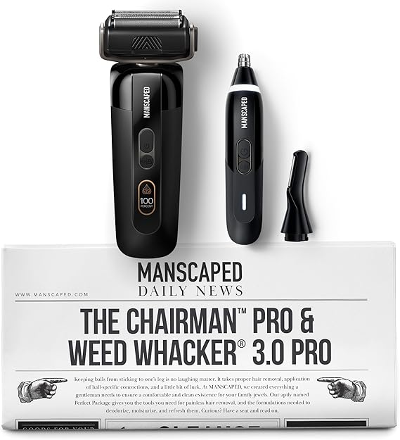 MANSCAPED The ChairmanTM PRO Electric Foil Shaver & Weed Whacker 3.0
