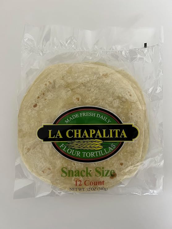 La Chapalita 6" Snack Size Flour Tortillas, 12 Count, 12 oz