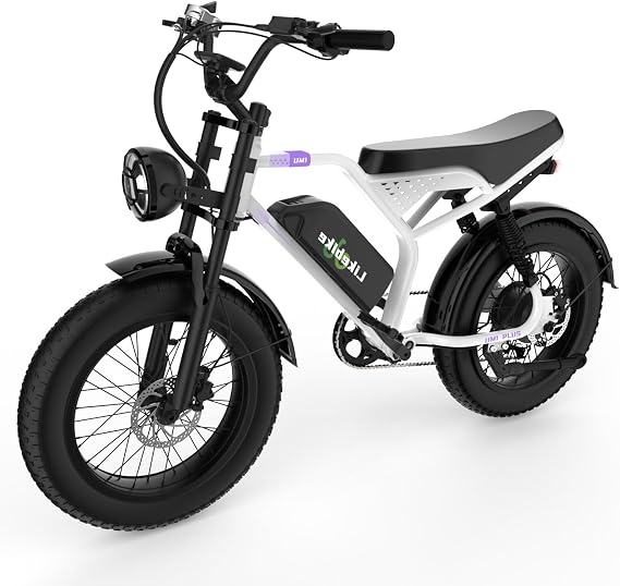 Likebike Electric Bike for Adults 2000W Peak, 48V 23AH 100 Miles Ebike | Electric Bicycles with pedals, 20" Fat Tire, NFC Unlock, Full Suspension, Hydraulic Disc Brake, 7-Speed Gears