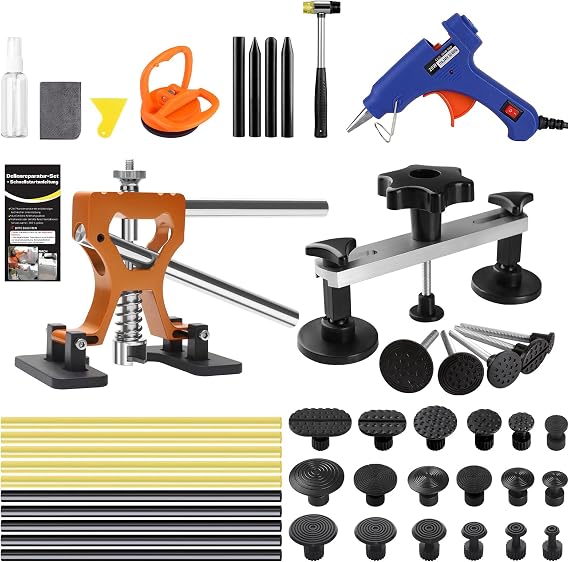 Paintless Dent Repair Kit for Car with Dent PDR Light