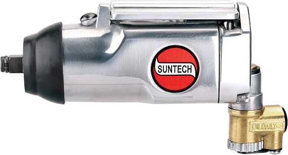 SUNTECH SM-401 Sunmatch 3/8" Butterfly Impact Wrench, Single Hammer, Air Powered, 12,000 Rpm, Silver, Max Torque 75Ft-lbs, Working Torque 5~50 Ft-lbs