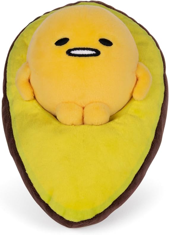 GUND Sanrio Gudetama The Lazy Egg Avocado Plush Stuffed Animal, 9"