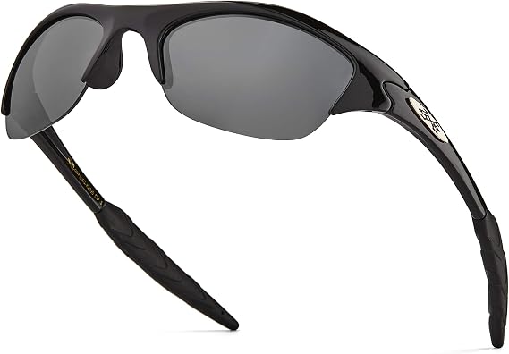X LOOP Kids Sunglasses - Sporty Half Frame Children Toddler Sunglasses for Boys and Girls Age 2-6