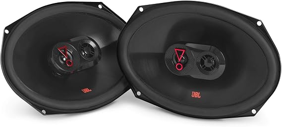 JBL Stage 39637F - 6 x 9 Three-way car audio speaker, No Grill, Black