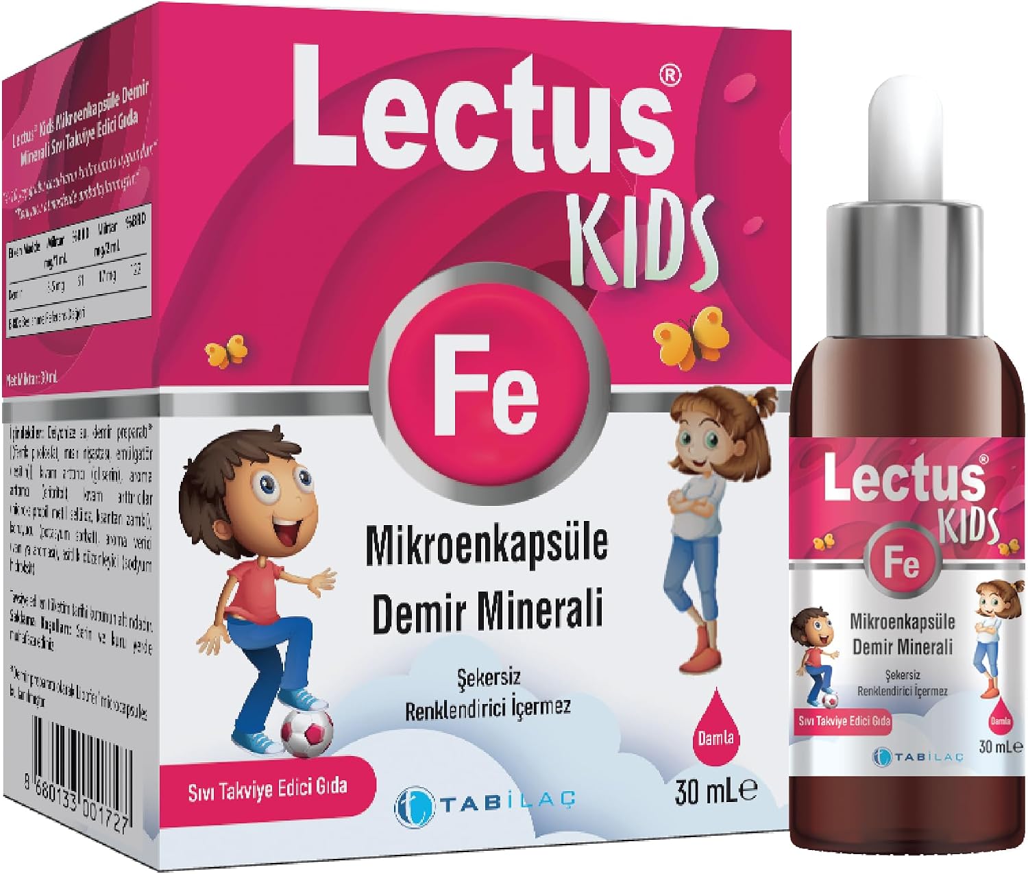 Lectus Kids Iron Microencapsulated Iron Mineral 30 ml Drop