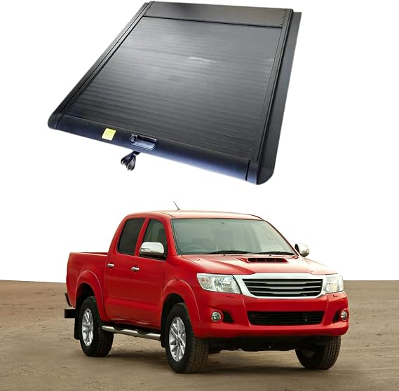 Manual Retractable Tonneau Cover Lid Fits for Toyota Hilux Vigo 2005-2014 Truck Beds