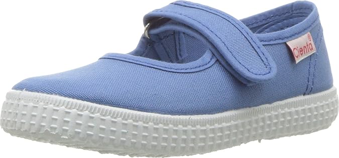 Cienta Kids Shoes 56000 Ideal for Infants/Toddlers/Little Kids Canvas Lining Rubber Outsole - Washable Washed Denim 34 (US 3 Little Kid) M