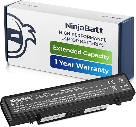 NinjaBatt Battery for Samsung AA-PB9NC6B AA-PB9NS6B NP300E5A R540 RV510